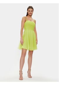 Rinascimento Sukienka koktajlowa CFC0117833003 Zielony A-Line Fit. Kolor: zielony. Materiał: syntetyk. Styl: wizytowy #4