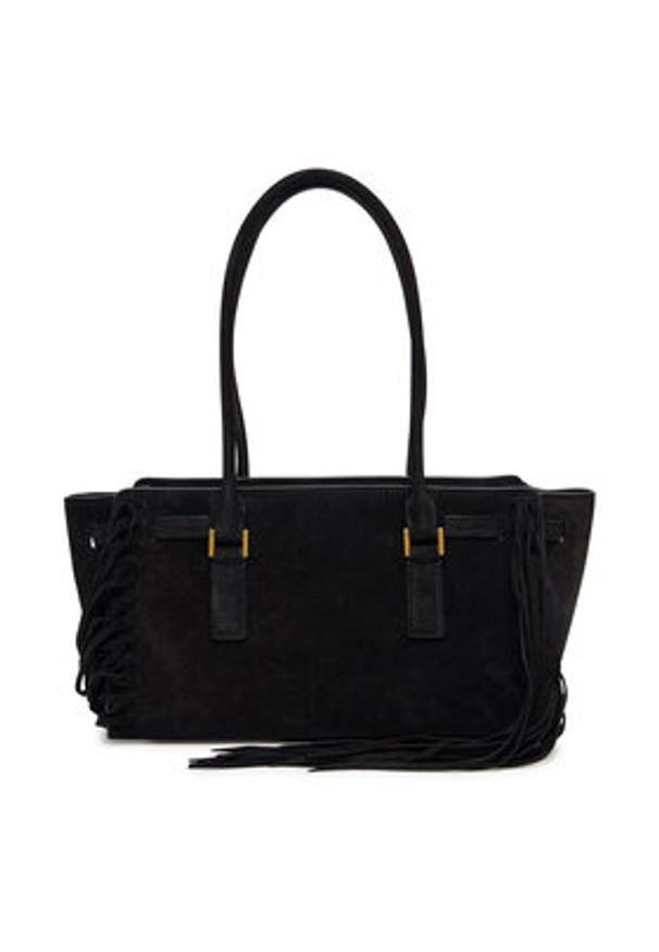 MICHAEL Michael Kors Torebka Hamilton Moderne 30F5ANXT0S Czarny. Kolor: czarny. Materiał: skórzane