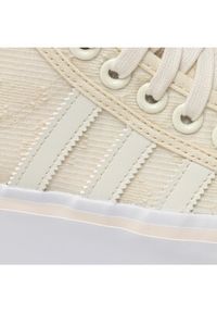 Adidas - adidas Buty Nizza Platform Mid W GX8356 Beżowy. Kolor: beżowy. Materiał: materiał. Obcas: na platformie #4