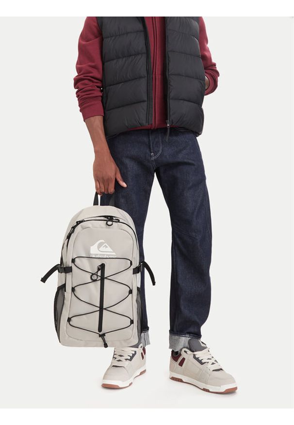 Quiksilver Plecak CWBEO-QUIK-F-002-10 Szary jasny. Kolor: szary. Materiał: materiał