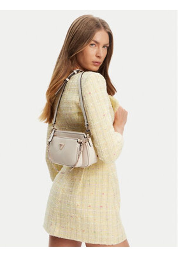Guess Torebka Noelle II Mini HWZG96 72710 Écru. Materiał: skórzane