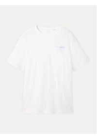 Tom Tailor T-Shirt 1040821 Biały Regular Fit. Kolor: biały. Materiał: bawełna #6