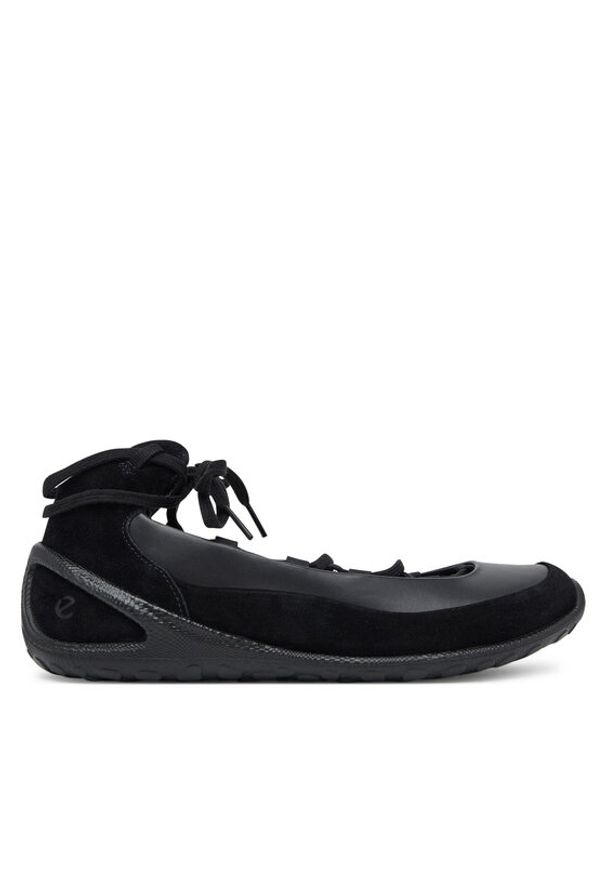 ecco - ECCO Baleriny 80245351052 Czarny. Kolor: czarny. Materiał: skóra