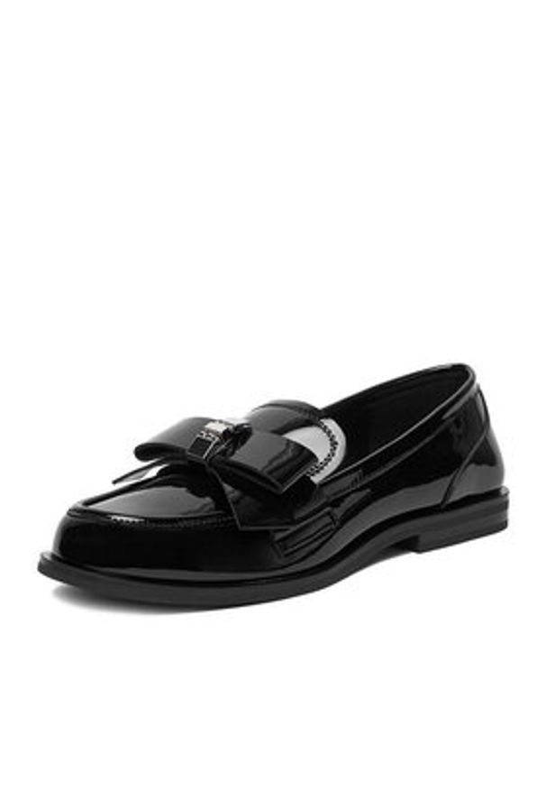 Gino Rossi Loafersy EO-IVY-1742-575-7, Czarny. Kolor: czarny. Materiał: skóra