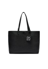 DKNY Torebka Park Slope Shopping R41BAB88 Czarny. Kolor: czarny. Materiał: skórzane