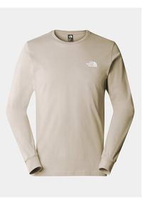 The North Face Longsleeve Easy NF0A87N8 Szary Regular Fit. Kolor: szary. Materiał: bawełna. Długość rękawa: długi rękaw #4