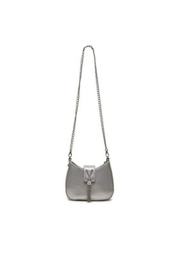 VALENTINO - Valentino Torebka Divina VBS1R417G Srebrny. Kolor: srebrny. Materiał: skórzane