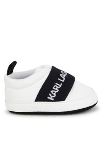 Sneakersy Karl Lagerfeld Kids. Kolor: biały