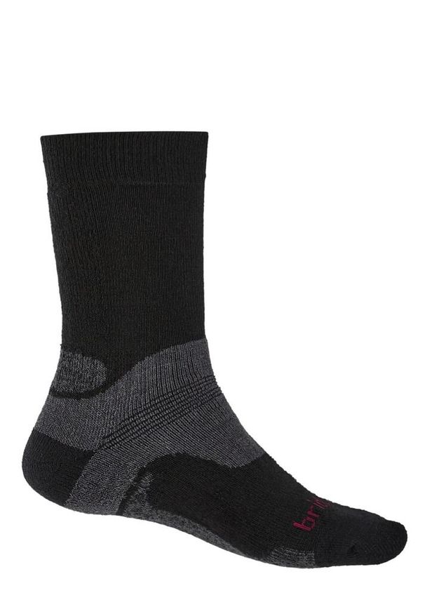 BRIDGEDALE - Skarpety trekkingowe Bridgedale Hike Mid Merino P Boot. Kolor: czarny. Sport: outdoor