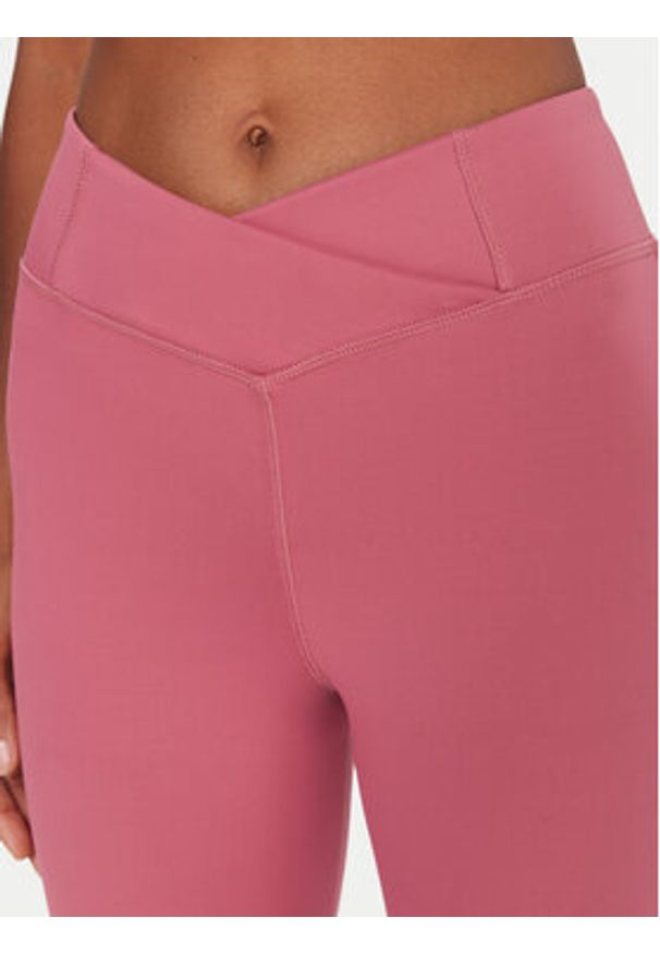 Reebok Legginsy Harlow Lux RK25183CCW Różowy Slim Fit. Kolor: różowy. Materiał: syntetyk