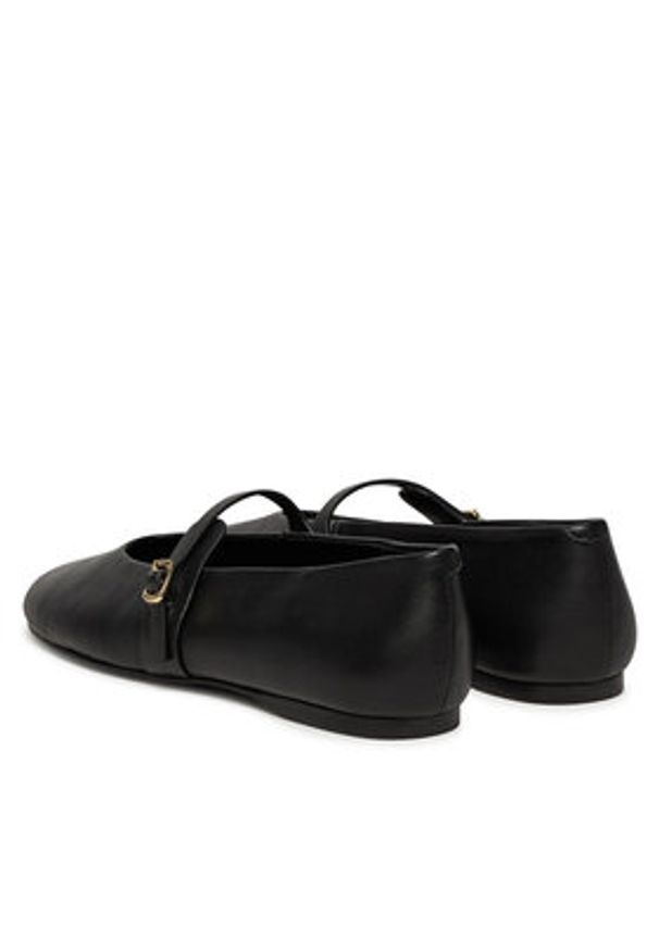 Steve Madden Baleriny Rejoice SM11003565 Czarny. Kolor: czarny. Materiał: skóra