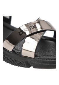 Big-Star - Czarne Sandały Big Star Dziewczęce Buty Na Lato. Okazja: na co dzień. Zapięcie: pasek. Kolor: czarny. Sezon: lato. Styl: elegancki, casual #2