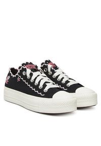 Converse Trampki Chuck Taylor All Star Lift A13529C Czarny. Kolor: czarny. Materiał: materiał