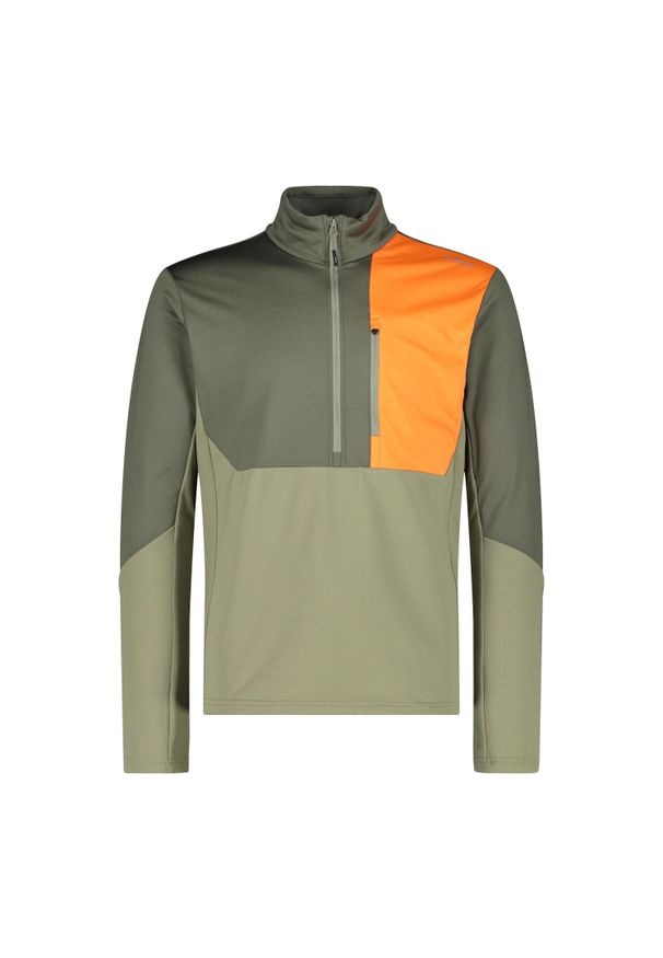 Bluza turystyczna męska CMP Zephyr. Kolor: zielony. Sport: turystyka piesza