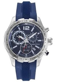 Zegarek Nautica Zegarek Męski Nautica Leather Chrono NAPLECR02 (44 mm) #1