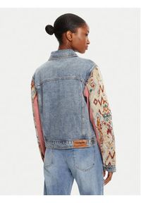 Desigual Kurtka jeansowa Boho 25WWED10 Kolorowy Regular Fit. Materiał: bawełna. Wzór: kolorowy. Styl: boho #2