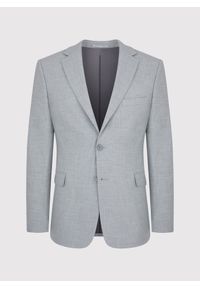 Pako Lorente - PAKO LORENTE – Męska jasnoszara marynarka garniturowa. Kolor: szary. Materiał: tkanina. Styl: klasyczny #8
