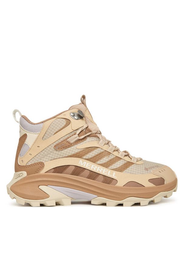 Merrell Trekkingi Moab Speed 2 Mid GORE-TEX J038822 Beżowy. Kolor: beżowy. Materiał: materiał
