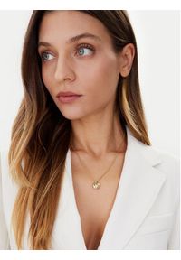 Guess Naszyjnik JUBN05 463JW Złoty. Materiał: metalowe. Kolor: złoty