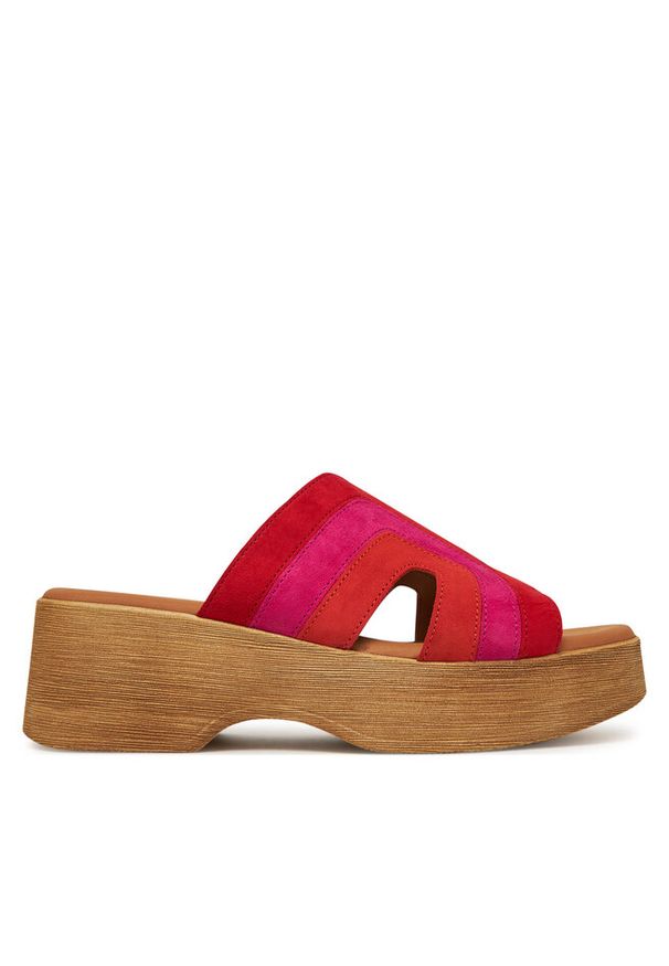 Klapki Gabor. Kolor: czerwony