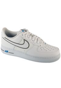 Nike - Buty sportowe Sneakersy męskie, Air Force 1 '07. Kolor: czarny. Model: Nike Air Force. Sport: turystyka piesza