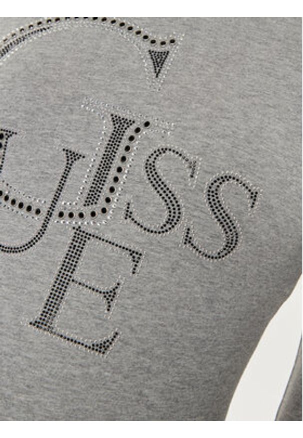 Guess Bluzka W4BI29 I3Z14 Szary Regular Fit. Kolor: szary. Materiał: bawełna