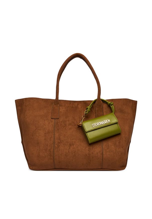 Steve Madden Torebka Bantonia 13002291 Brązowy. Kolor: brązowy. Materiał: skórzane