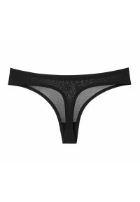 Intica - Stringi bezszwowe niewidoczne pod odzieżą Trayanka. Kolor: czarny. Materiał: materiał, skóra