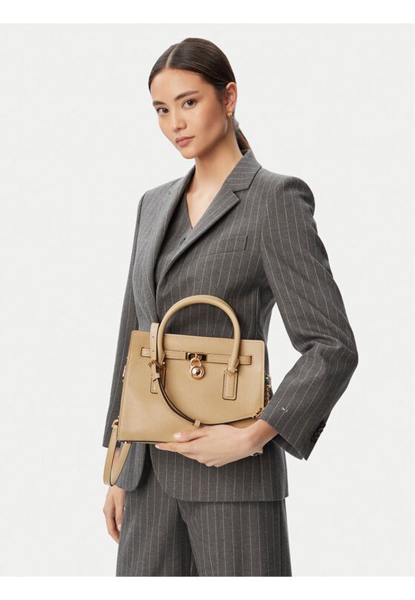 MICHAEL Michael Kors Torebka 30T6GNXS1L Beżowy. Kolor: beżowy. Materiał: skórzane