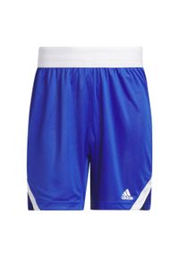 Adidas - Icon Squad Shorts. Kolor: niebieski, wielokolorowy, biały. Materiał: materiał