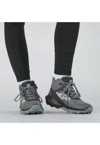 salomon - Damskie buty turystyczne Salomon Outpulse Mid Gtx. Kolor: czarny, szary, wielokolorowy. Materiał: syntetyk, tkanina. Szerokość cholewki: normalna. Styl: sportowy