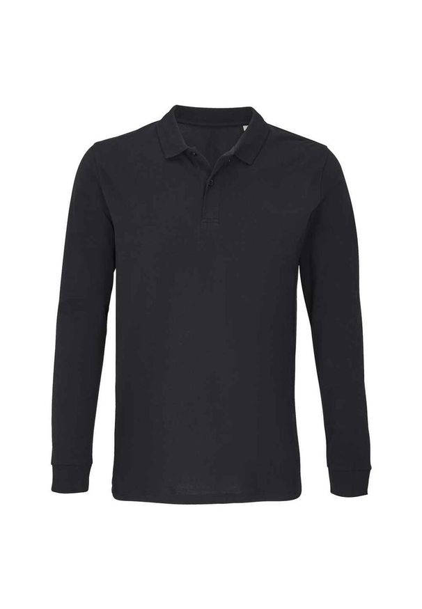SOL'S - Koszulka Polo Z Długim Rękawem Dla Dorosłych Unisex Planet. Okazja: na co dzień. Typ kołnierza: polo. Kolor: czarny. Długość rękawa: długi rękaw. Długość: długie. Styl: casual
