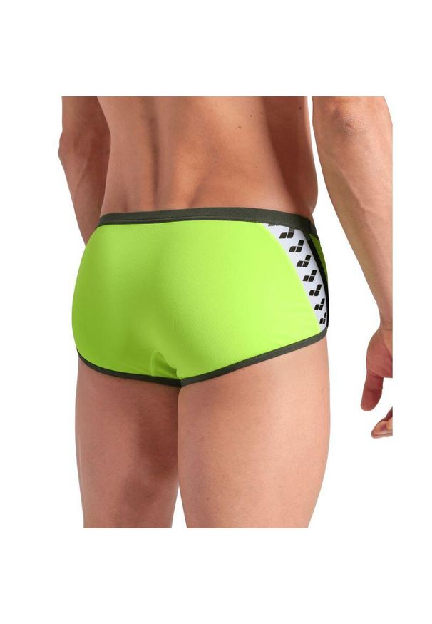 Kąpielówki Arena Icons Low Waist. Kolor: żółty, zielony