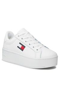 Tommy Jeans Sneakersy Tjw Flatform Ess EN0EN02518 Biały. Kolor: biały #6