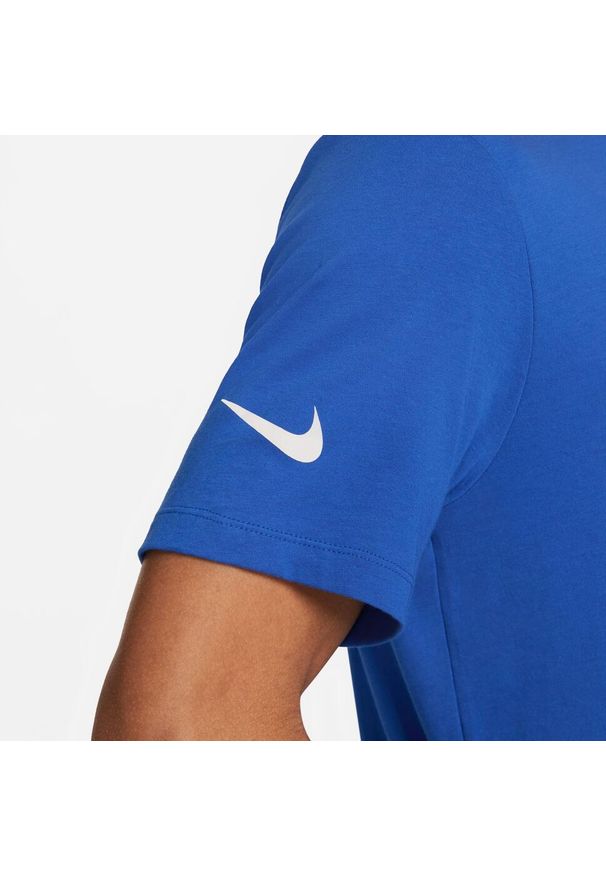 Koszulka sportowa męska Nike Park 20 Tee. Kolor: niebieski. Długość rękawa: krótki rękaw. Długość: krótkie. Sport: fitness