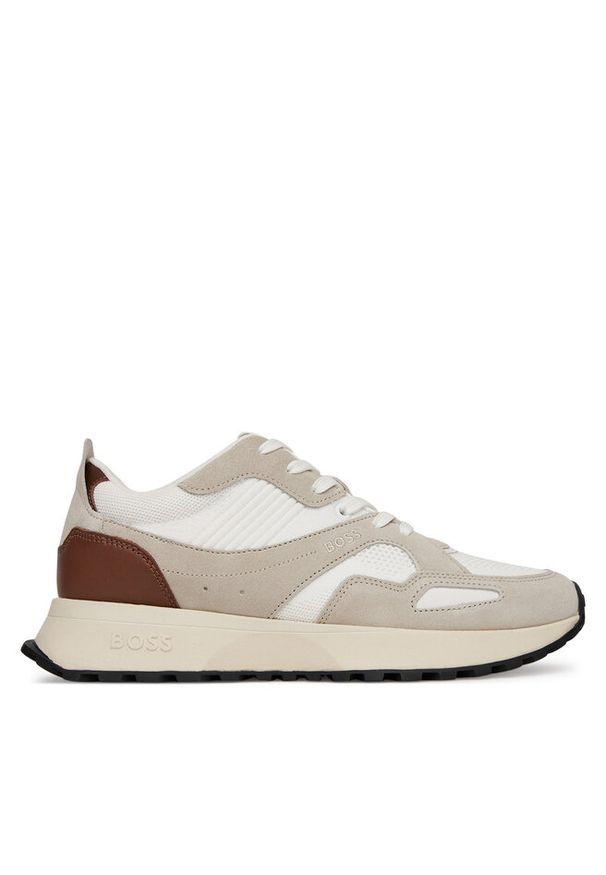 Sneakersy BOSS. Kolor: beżowy