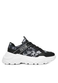 Versace Jeans Couture Sneakersy 79YA3SC2 Czarny. Kolor: czarny. Materiał: skóra