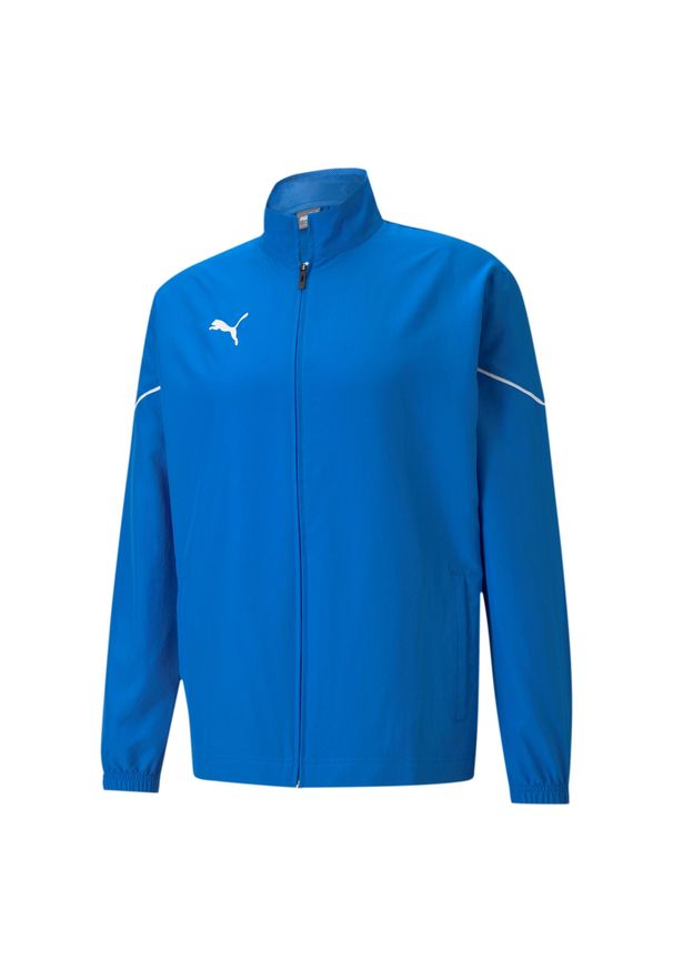 Kurtka uniwersalna męska Puma Teamrise Sideline. Kolor: niebieski. Materiał: syntetyk. Sport: turystyka piesza