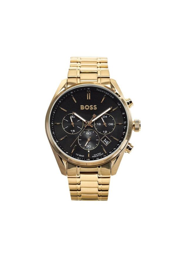 BOSS - Zegarek Boss. Kolor: złoty