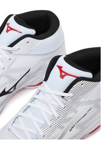 Mizuno Buty halowe Wave Lightning Pro Mid V1GA2665 59 Biały. Kolor: biały. Materiał: materiał. Model: Mizuno Wave #6