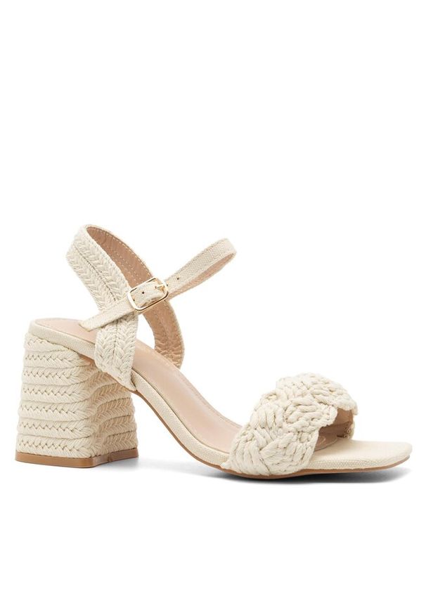 Sandały DeeZee. Kolor: beżowy