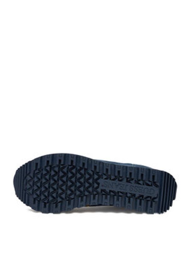 Guess Jeans Sneakersy CWBEO-ETIENNE-01 Granatowy. Kolor: niebieski. Materiał: skóra, zamsz