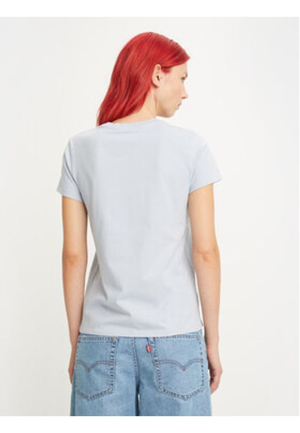 Levi's® T-Shirt The Perfect Tee 391850210 Błękitny Regular Fit. Kolor: niebieski. Materiał: bawełna