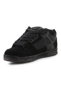 Buty DC Shoes Stag M 320188-BGM czarne. Okazja: na co dzień. Kolor: czarny. Materiał: materiał #5