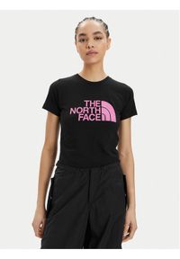 The North Face T-Shirt Easy NF0A87N6 Czarny Regular Fit. Kolor: czarny. Materiał: bawełna