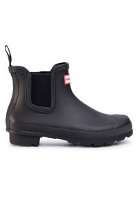 Hunter Kalosze Original Chelsea WFS2078RMA Czarny. Kolor: czarny. Materiał: kauczuk