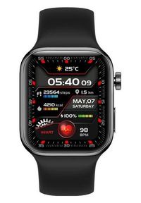 Yaxo Watch Tampa Titanium Black. Rodzaj zegarka: smartwatch. Styl: sportowy #4