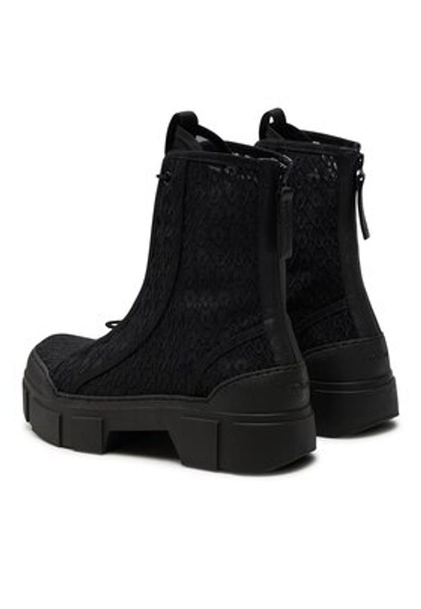 Vic Matié Trzewiki 1E1016D_V14E080101 Czarny. Kolor: czarny. Materiał: materiał