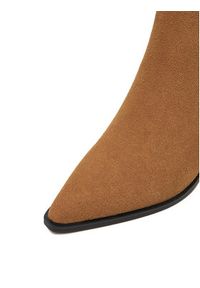 Jenny - JENNY Botki CEO-HY23222S-1 Beżowy. Kolor: beżowy. Materiał: materiał #6