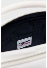 Tommy Jeans torebka kolor beżowy. Kolor: biały. Rodzaj torebki: na ramię #5